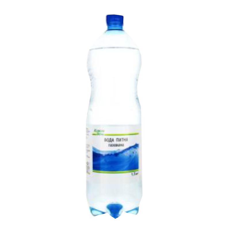 Вода питна КОЖЕН ДЕНЬ, сильногазована, 1,5л